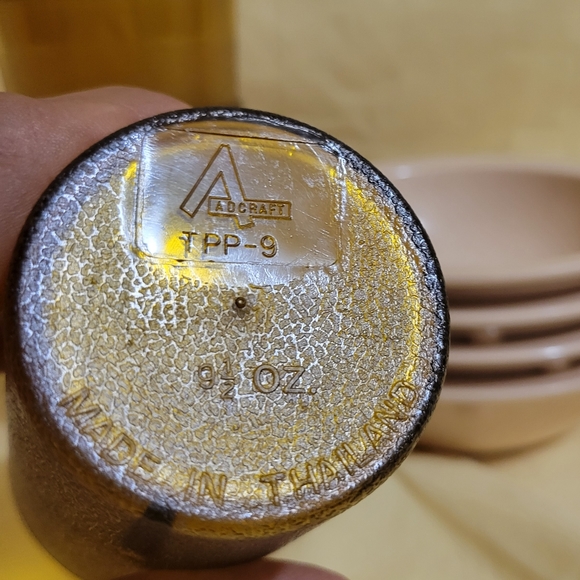 Vintage Classic Restaurant Ware Fruit Dish and Juice Glass set of 8 - Picture 2 of 3